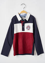 Polo bleu ELLE EST OU LA MER pour garçon seconde vue