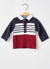 Polo bleu ELLE EST OU LA MER pour garçon seconde vue