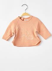Sweat-shirt orange MOULIN ROTY pour fille seconde vue