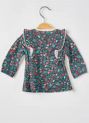 Top bleu ELLE EST OU LA MER pour fille seconde vue