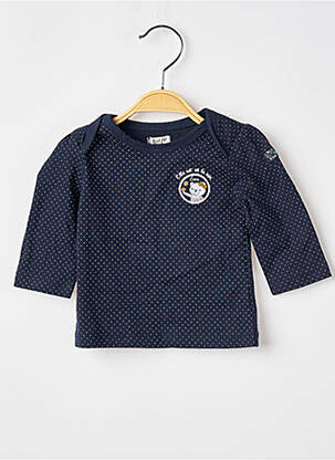T-shirt bleu ELLE EST OU LA MER pour fille