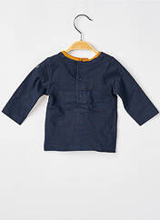 T-shirt bleu ELLE EST OU LA MER pour garçon seconde vue