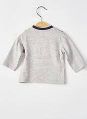 T-shirt gris ELLE EST OU LA MER pour garçon seconde vue