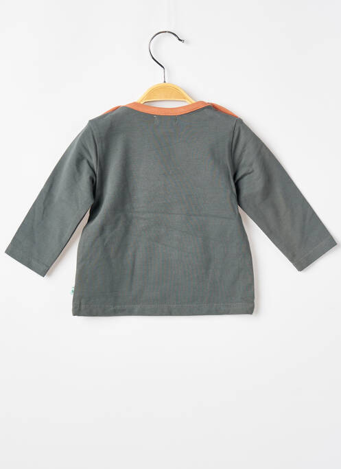 T-shirt manches longues manches longues vert MOULIN ROTY garcon