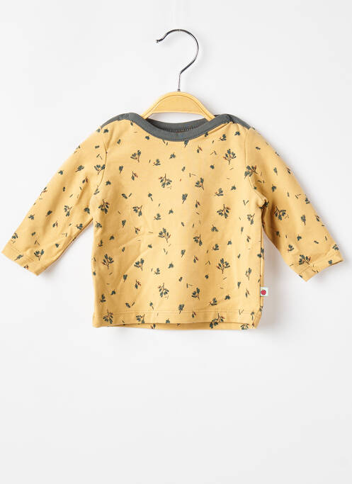T-shirt manches longues manches longues jaune MOULIN ROTY garcon
