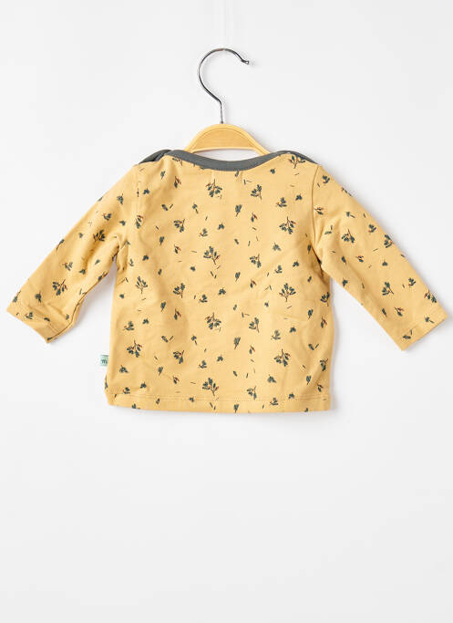 T-shirt manches longues manches longues jaune MOULIN ROTY garcon