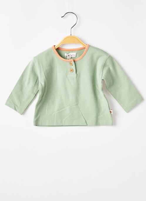 T-shirt manches longues manches longues vert MOULIN ROTY garcon