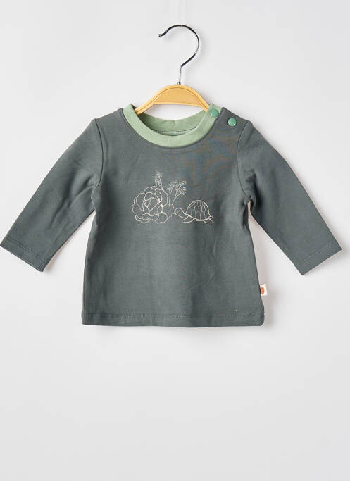 Sous-pull col rond manches longues gris MOULIN ROTY garcon