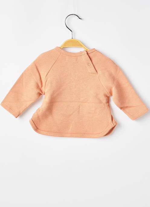 Sweat-shirt manches longues manches longues orange MOULIN ROTY fille