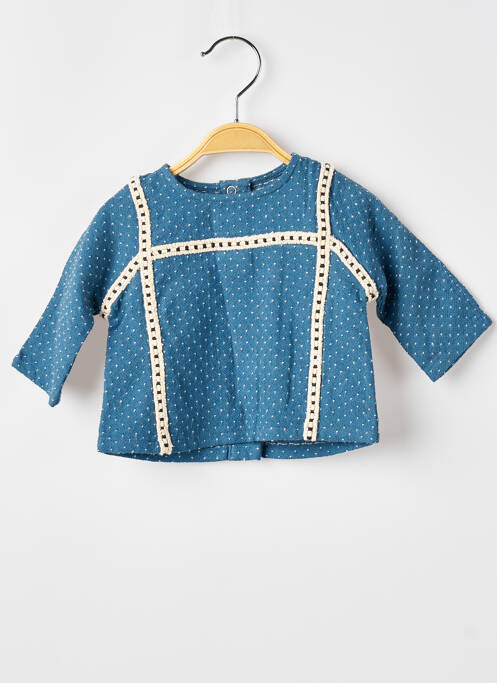 Top bleu MOULIN ROTY pour fille