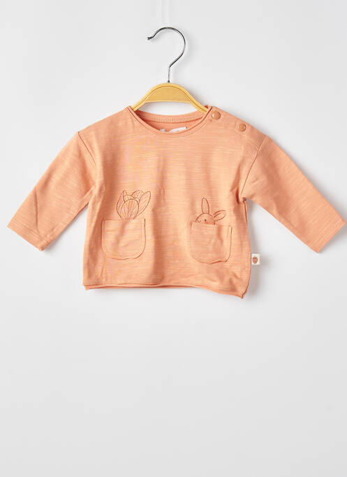 T-shirt orange MOULIN ROTY pour fille