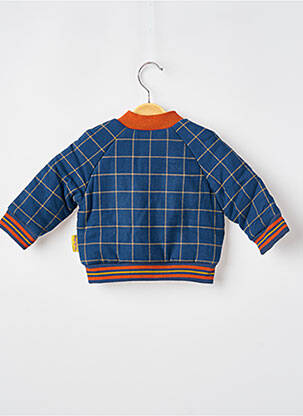 Manteau court imprimé fantaisie sans capuche bleu MOULIN ROTY garçon