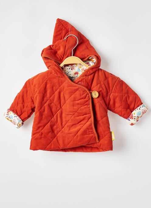 Manteau court orange MOULIN ROTY pour enfant