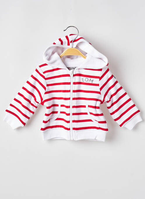 Veste casual rouge ELLE EST OU LA MER pour garçon