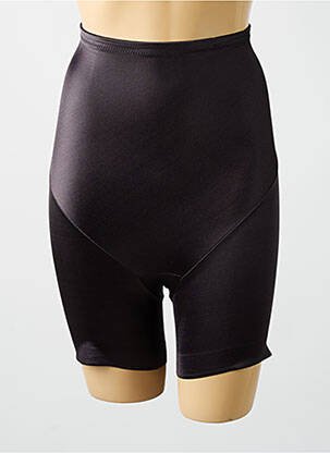 Panty tissage satiné noir NAOMI AND NICOLE femme