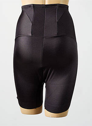 Panty tissage satiné noir NAOMI AND NICOLE femme