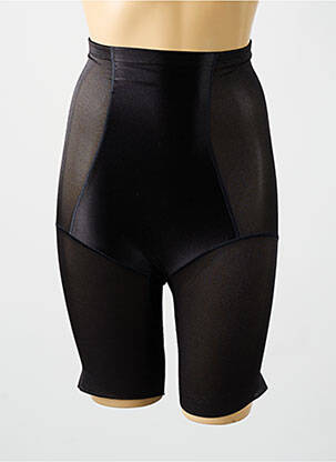 Panty tissage satiné noir NAOMI AND NICOLE femme