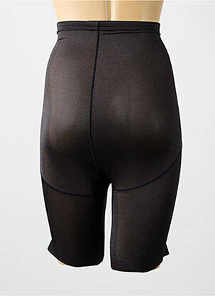 Panty tissage satiné noir NAOMI AND NICOLE femme