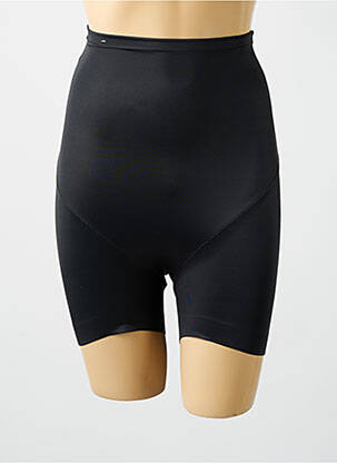 Panty tissage satiné noir NAOMI AND NICOLE femme