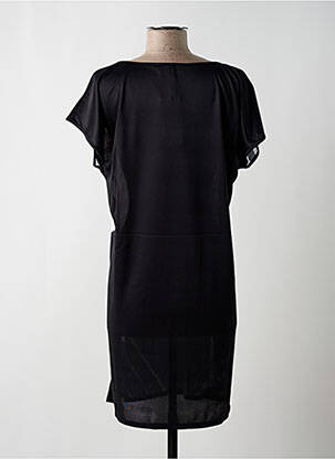 Robe de plage coupe fluide noir MIRADONNA femme