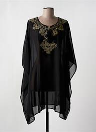 Robe de plage manches 3/4 noir MIRACLESUIT femme