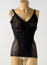 Corset haut soutien-gorge emboitant noir NAOMI AND NICOLE femme