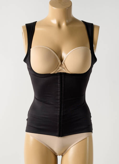 Corset fermeture agrafe noir MIRACLESUIT femme