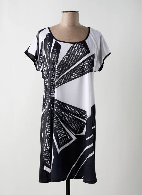 Robe de plage noir MIRADONNA pour femme