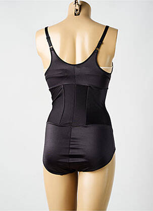 Corset bretelles élastiquées ajustables noir NAOMI AND NICOLE femme