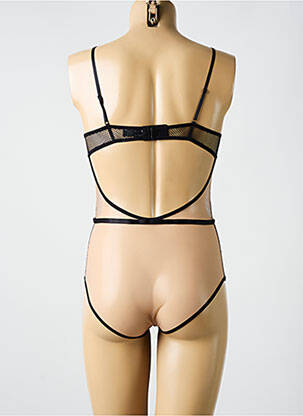 Corset bretelles élastiquées ajustables noir AJOUR femme