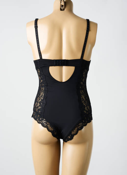 Corset haut soutien-gorge emboitant noir AFTER EDEN femme