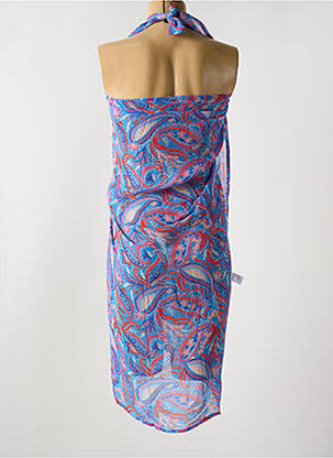 Paréo tissage crêpe bleu CYELL femme