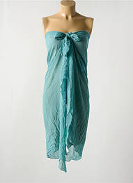 Paréo tissage crêpe bleu CYELL femme