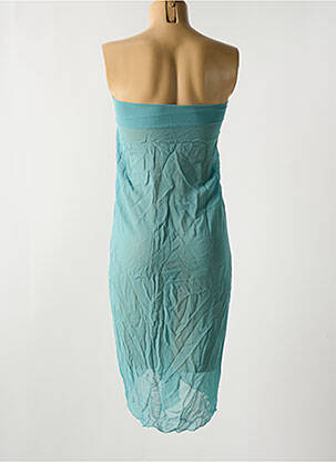 Paréo tissage crêpe bleu CYELL femme