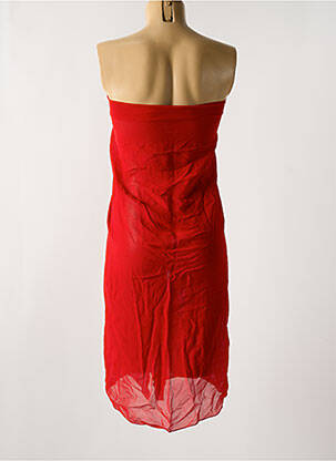 Paréo tissage crêpe rouge CYELL femme