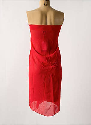 Paréo tissage crêpe rouge CYELL femme