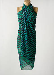 Paréo tissage crêpe vert MIRADONNA femme