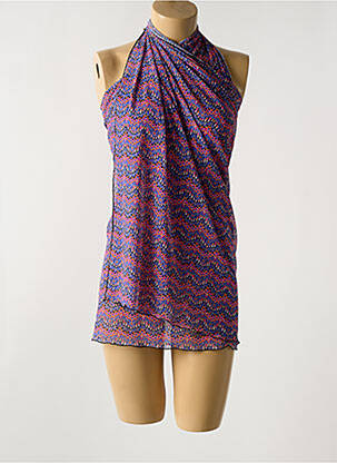 Paréo tissage popeline violet CYELL femme
