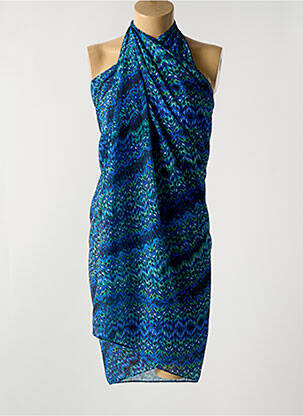 Paréo imprimé fantaisie bleu MIRACLESUIT femme