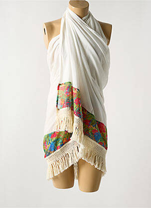 Paréo tissage popeline blanc PHAX femme