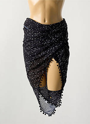 Paréo tissage popeline noir PHAX femme