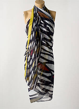 Paréo noir MIRADONNA pour femme