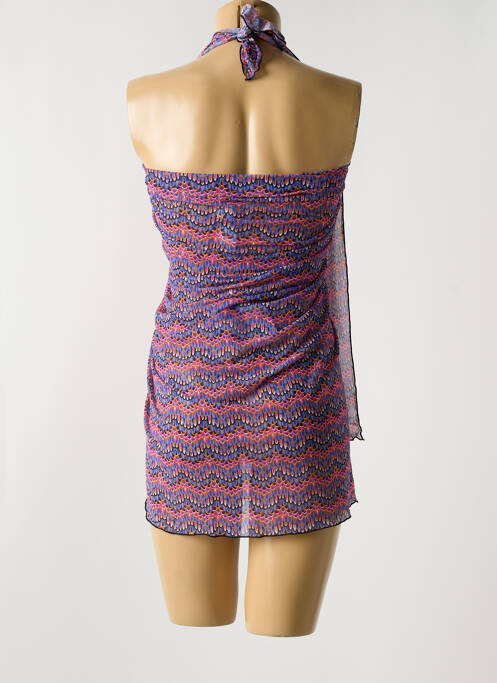 Paréo tissage popeline violet CYELL femme
