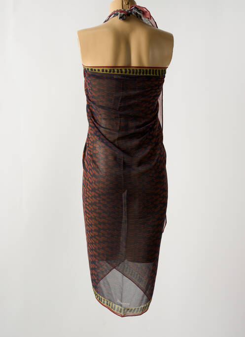 Paréo marron MIRADONNA pour femme