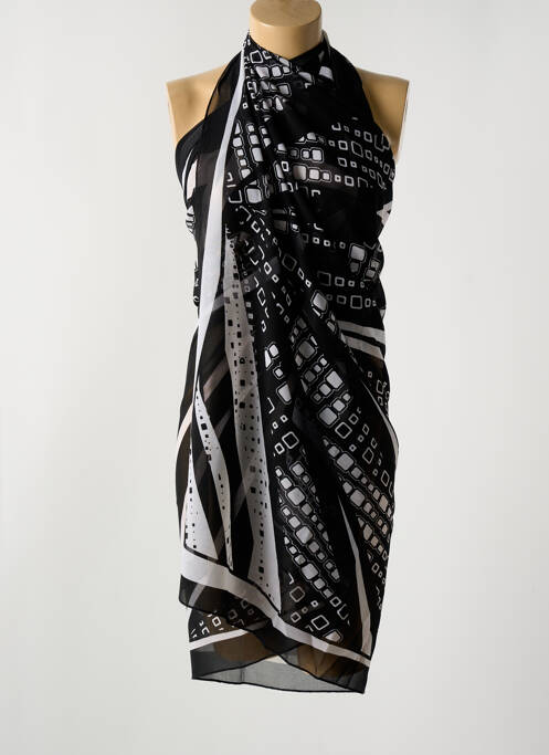 Paréo noir MIRADONNA pour femme