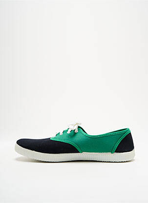 Baskets bout rond bout rond vert VICTORIA unisexe