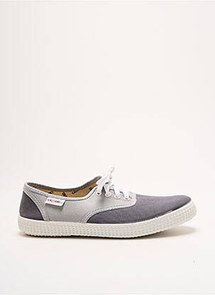 Baskets bout rond bout rond gris VICTORIA unisexe