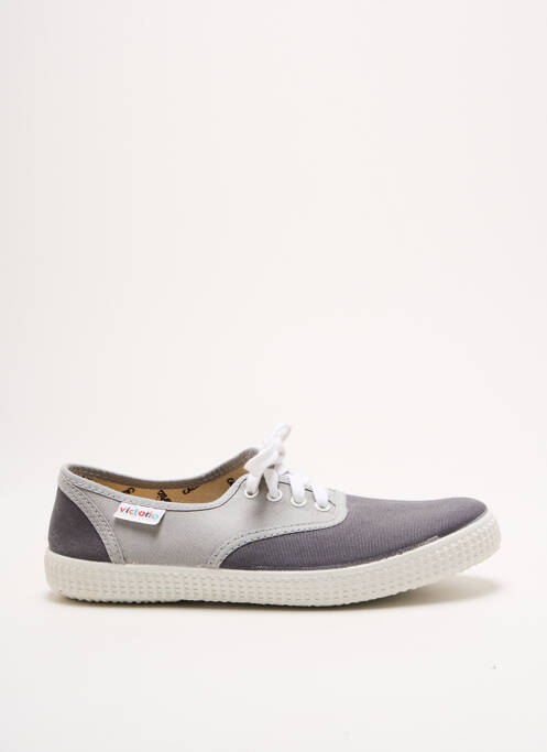 Baskets bout rond bout rond gris VICTORIA unisexe