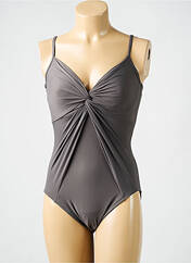 Maillot de bain 1 pièce gris MIRACLESUIT pour femme seconde vue