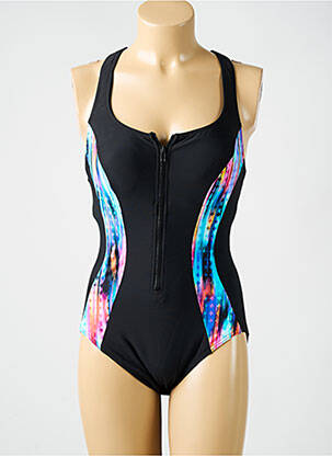 Maillot de bain 1 pièce imprimé fantaisie haut soutien-gorge moulé noir MIRACLESUIT femme